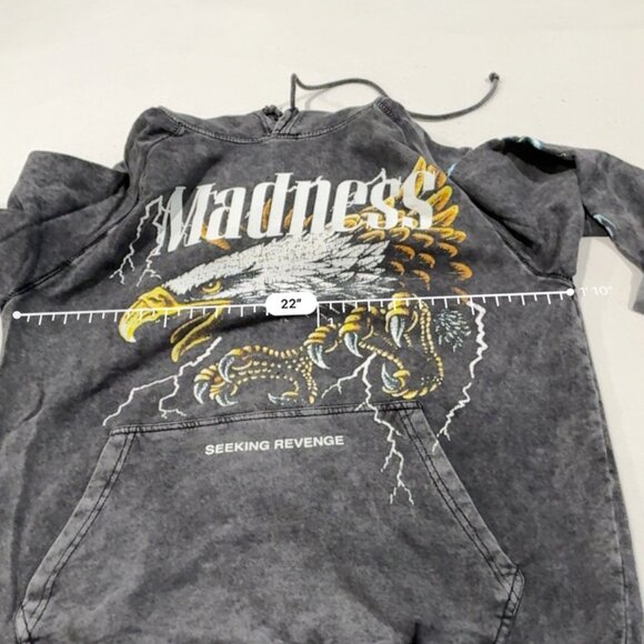 Hoodie Pullover jacket, Color Gray, size L - Picture 6 of 8